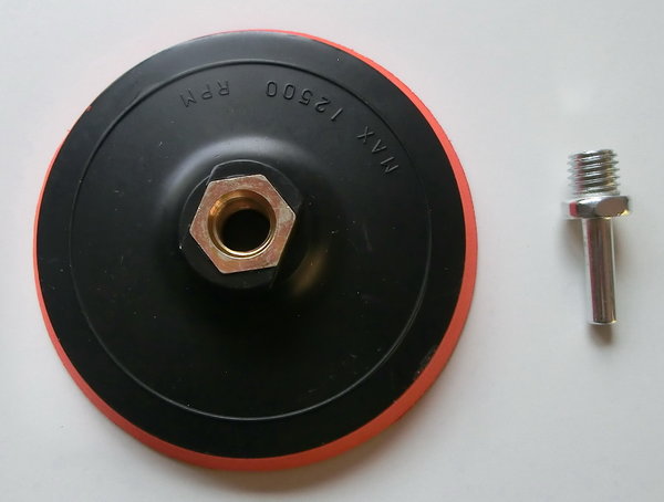 Polierteller Schleifteller - 180 mm + 125 mm - für Flex und Bohrmaschinen